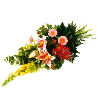 Livraison fleurs deuil - Gerbe � main