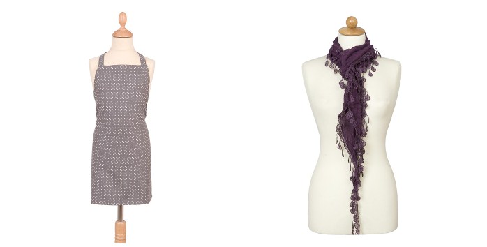 foulard et tablier de cuisine