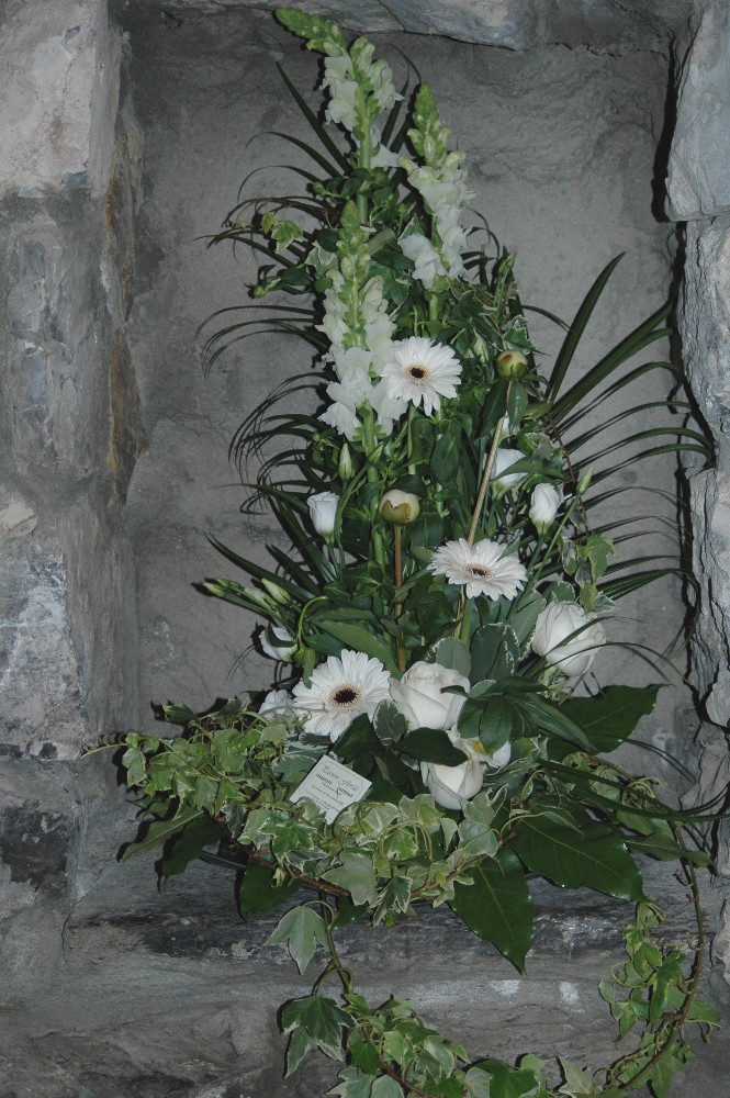 Décoration de la salle de réception.