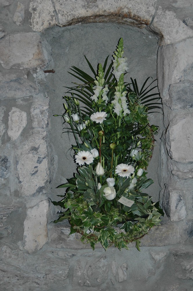 Décoration de la salle de réception.